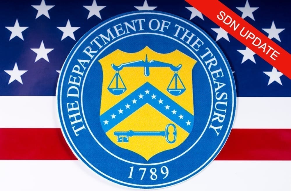 OFAC SDN List Update 07 October 2024